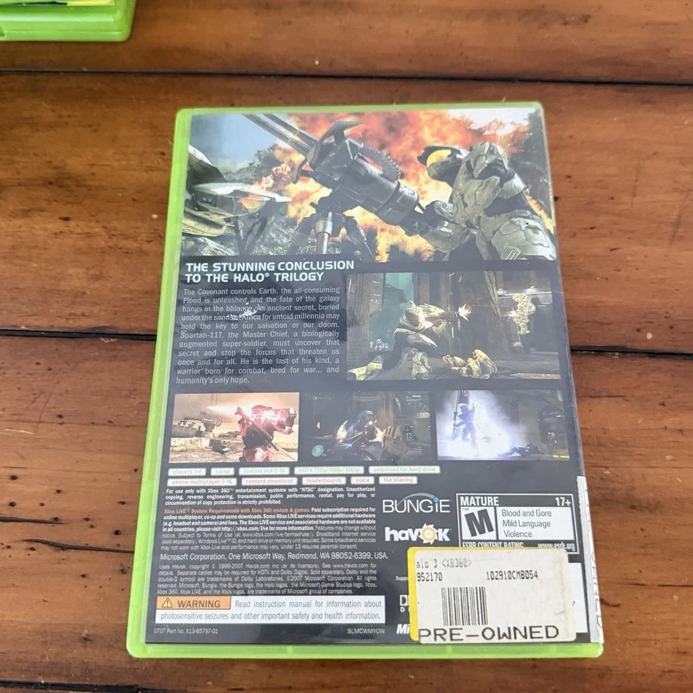 Halo 3 Video Game (Xbox 360, 2007)‎ - Tested